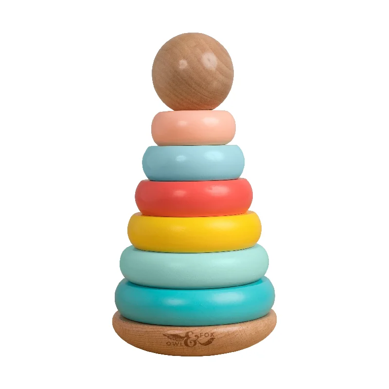 enchanting and magical wooden toys that spark the imagination Owl & Fox Wooden Topple Tower - FSC® certified enchanting and magical wooden toys that spark the imagination Owl & Fox Wooden Topple Tower - FSC® certified