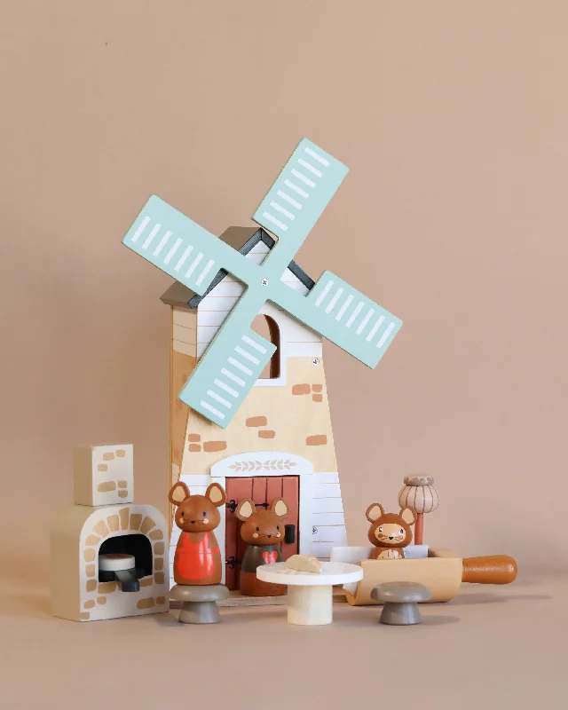 sturdy and durable wooden toys for rough play                   Penny Windmill