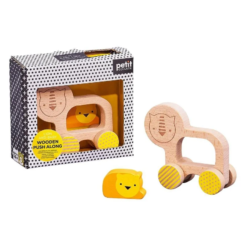 robust and durable wooden toys that are built to last Petit Collage wooden lion push along robust and durable wooden toys that are built to last Petit Collage wooden lion push along