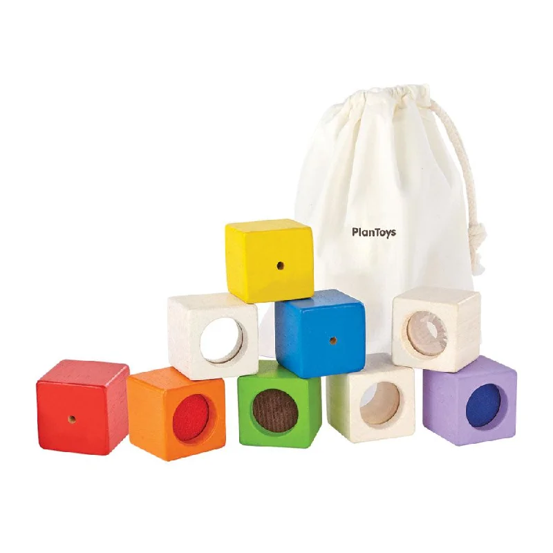 safe wooden toys for babies              Plan Toys activity blocks