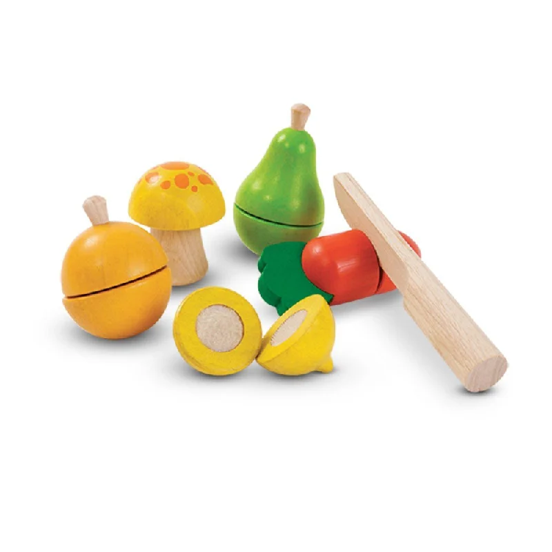 eco-conscious and sustainable wooden toys for children Plan Toys fruit and vegetable set eco-conscious and sustainable wooden toys for children Plan Toys fruit and vegetable set