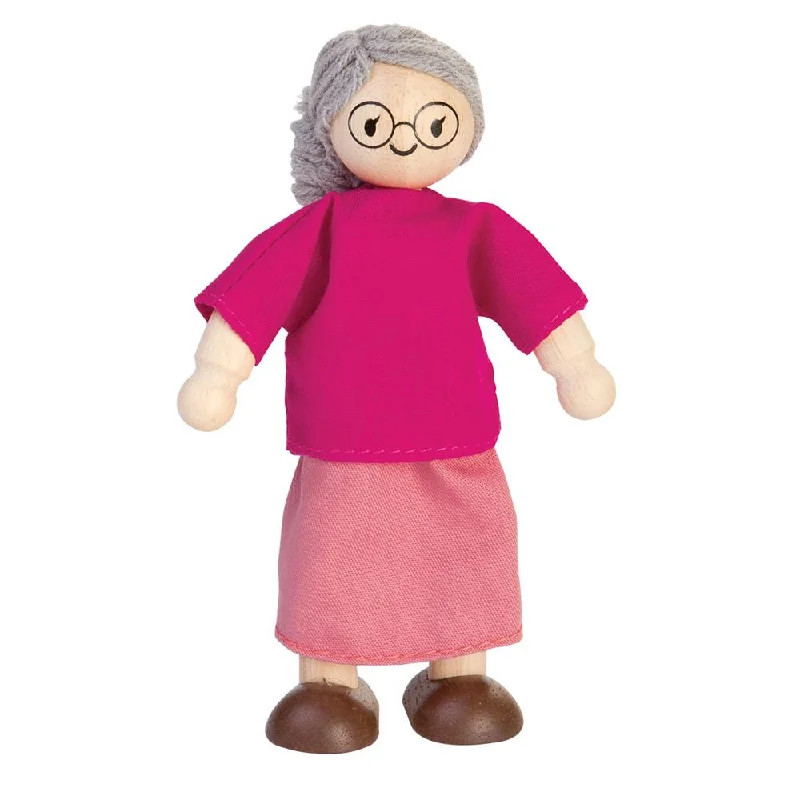 traditional wooden toys                   Plan Toys grandmother
