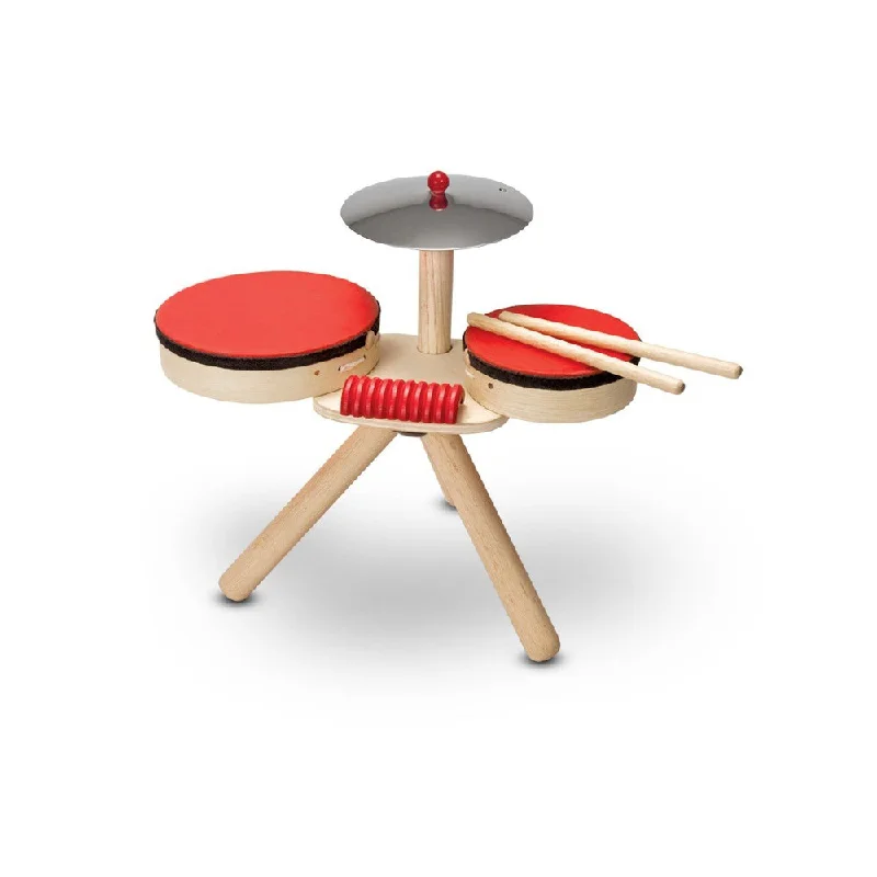age-appropriate wooden toys                   Plan Toys musical band