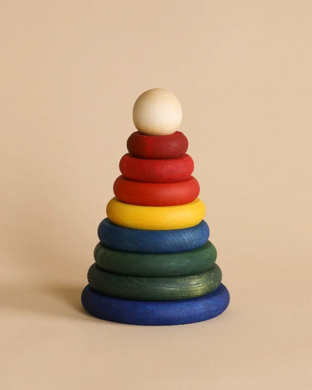 imaginative wooden toys                  Rainbow Wooden Stacker