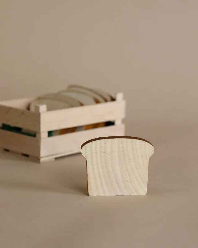 enchanting and whimsical wooden toys for children                   Erzi Slice of Toast Pretend Food