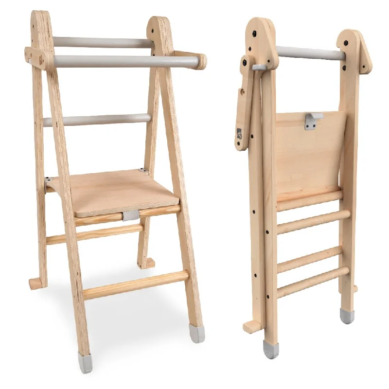 non-toxic wooden toys TP Active-Tots Pikler Style Wooden Folding Helper Tower - FSC® certified non-toxic wooden toys TP Active-Tots Pikler Style Wooden Folding Helper Tower - FSC® certified