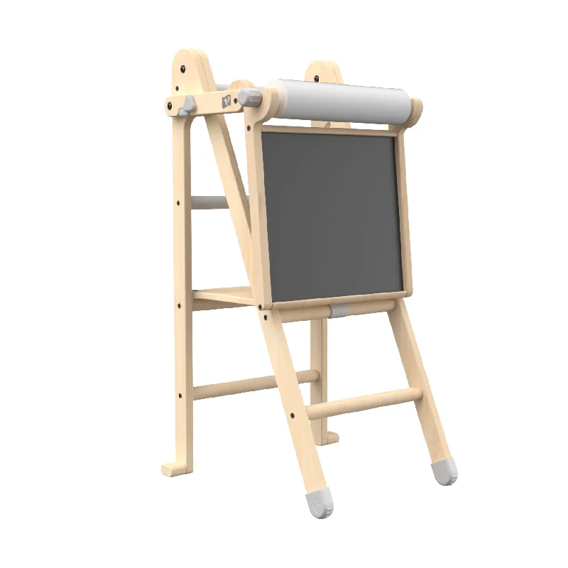 play-value packed wooden toys                   TP Active-Tots Pikler Style Wooden Folding Helper Tower With Play Easel - FSC® certified