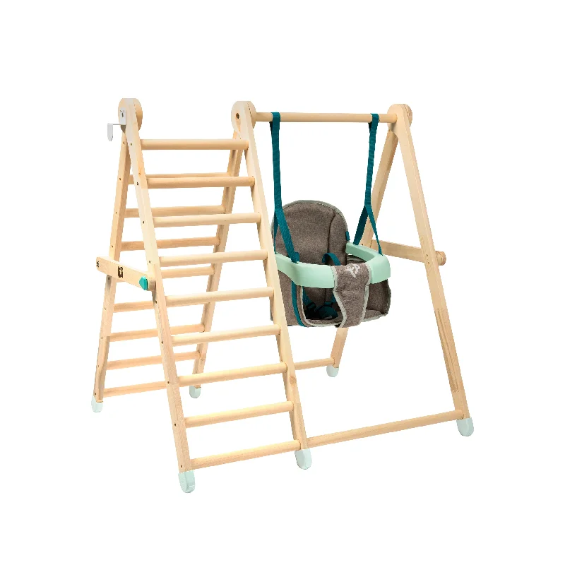 enchanted wooden toys                   TP Active-Tots Pikler Style Wooden Climb and Swing - FSC® certified