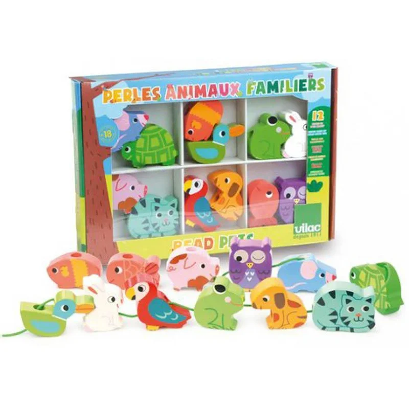 enchanting and whimsical wooden toys that captivate attention Vilac threading pets bead set enchanting and whimsical wooden toys that captivate attention Vilac threading pets bead set