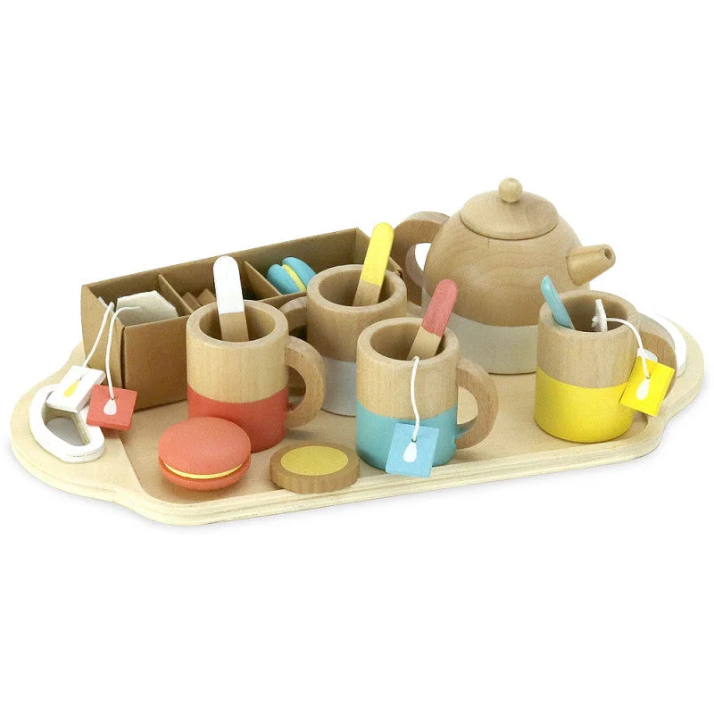 timeless classic wooden toys                   Vilac wooden tea set