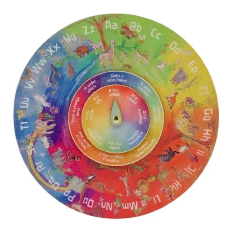 engaging wooden toys                   Waldorf Wooden Alphabet Story Wheel