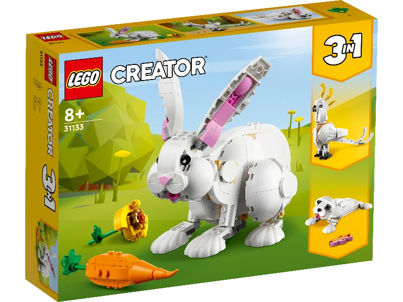 Customizable and personalized LEGO optionsWhite Rabbit