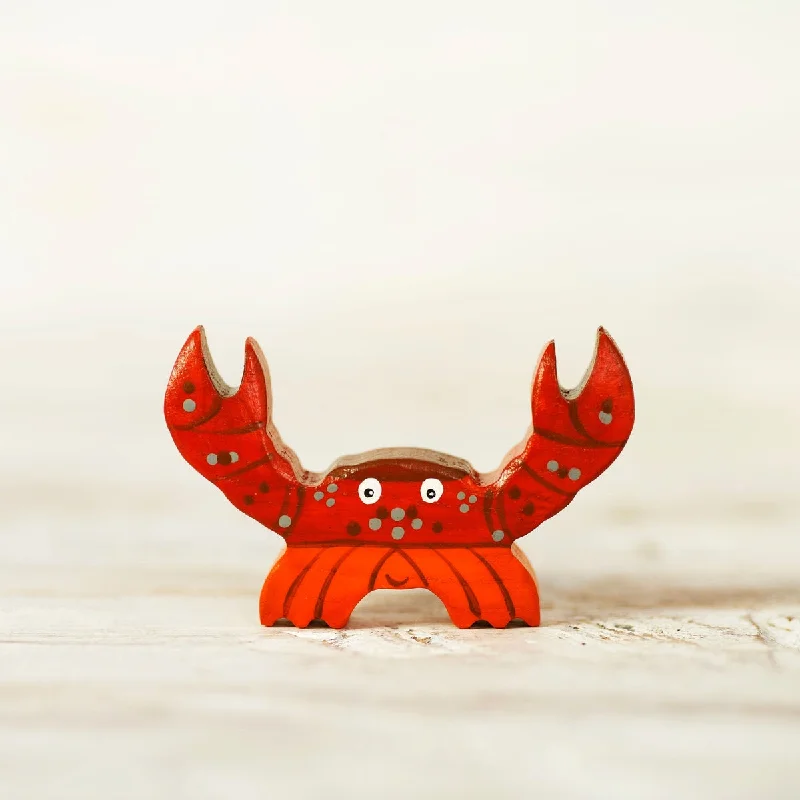 environmentally conscious wooden toys                 Wooden Caterpillar crab