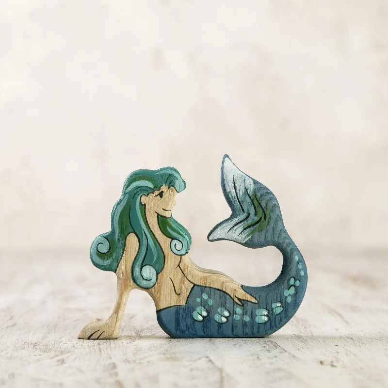 skillfully made wooden toys               Wooden Caterpillar mermaid