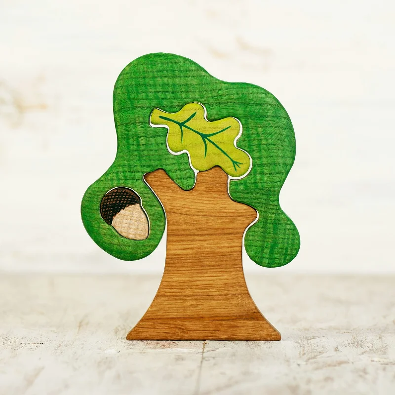 sturdy and durable wooden toys for rough play                   Wooden Caterpillar oak tree