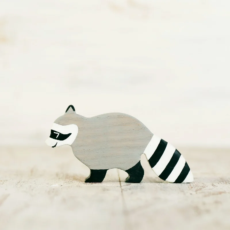 non-toxic wooden toys                   Wooden Caterpillar raccoon