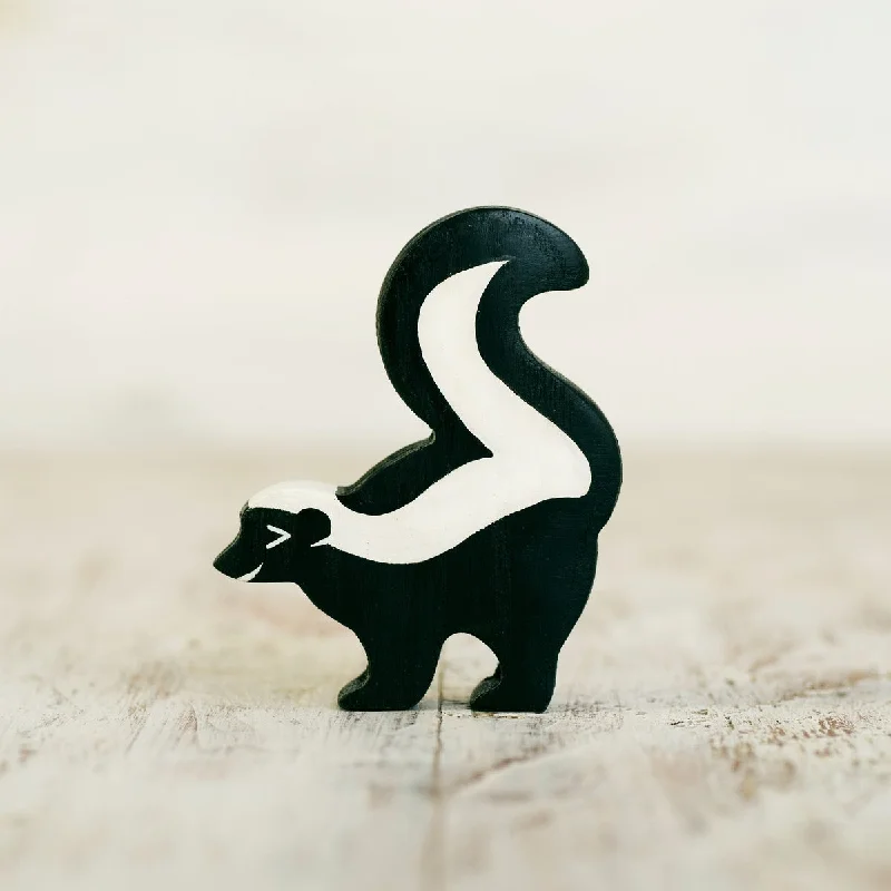 engaging wooden toys                   Wooden Caterpillar skunk