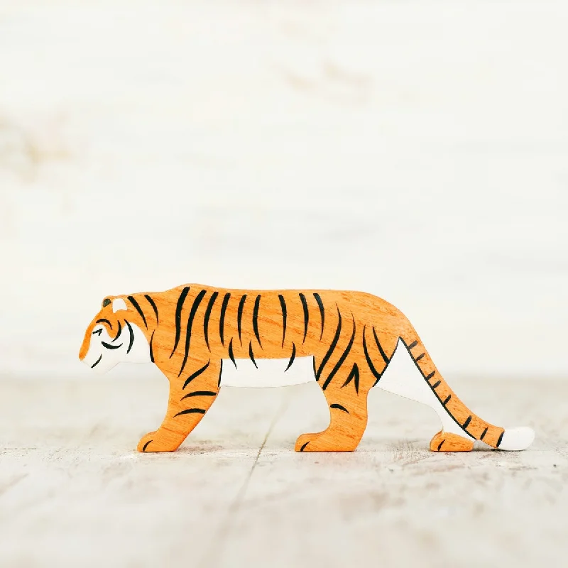 enchanting wooden toys for children                   Wooden Caterpillar tiger