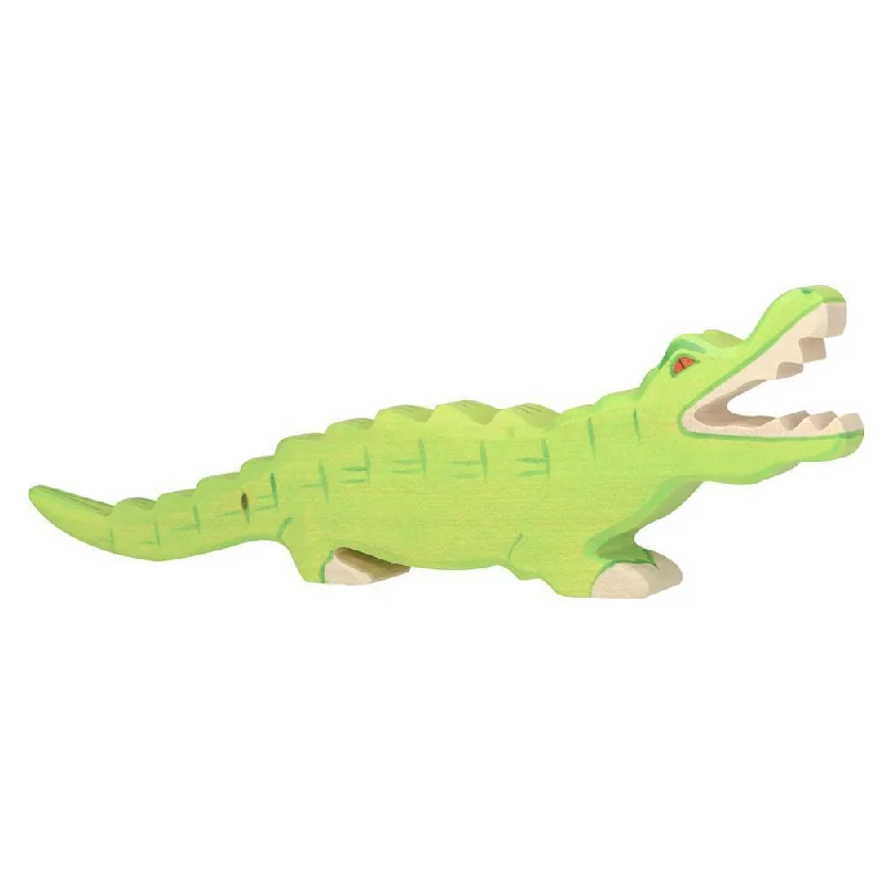 durable wooden toys                  Holztiger crocodile