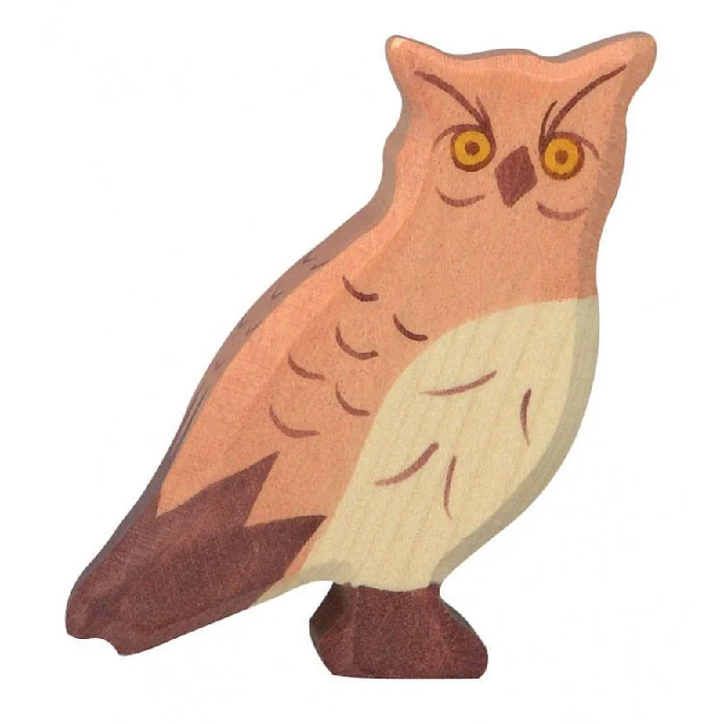 safe and durable wooden toys                   Holztiger eagle owl