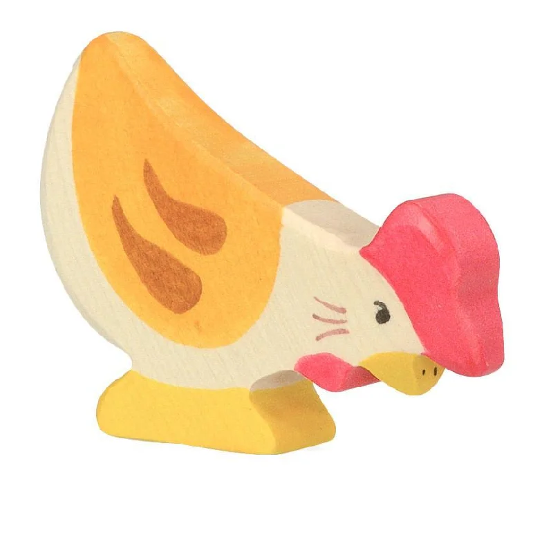 tactile wooden toys                   Holztiger hen