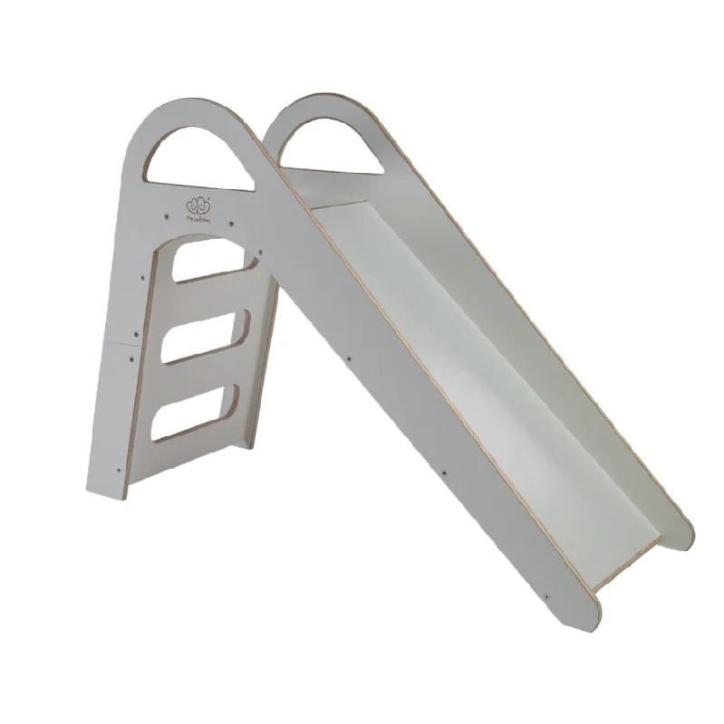 safe and non-toxic wooden toys for babies                   Wooden Slide, Grey