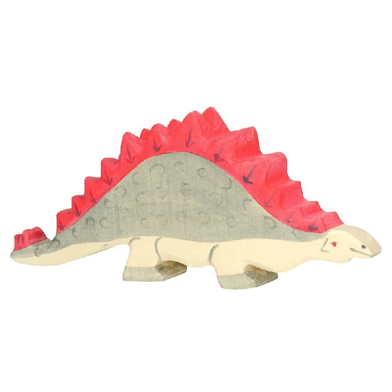 colorful wooden toys for toddlers             Holztiger stegosaurus dinosaur