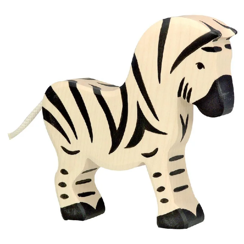 classic wooden toys for kids                Holztiger zebra