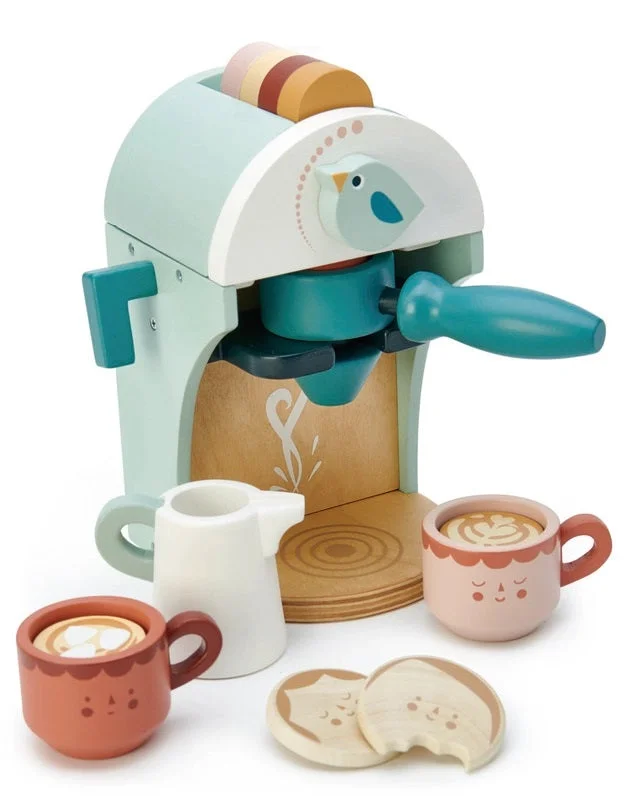 beautiful and detailed wooden toys that inspire creativity                   Baby Birdy Wooden Babyccino Maker Set
