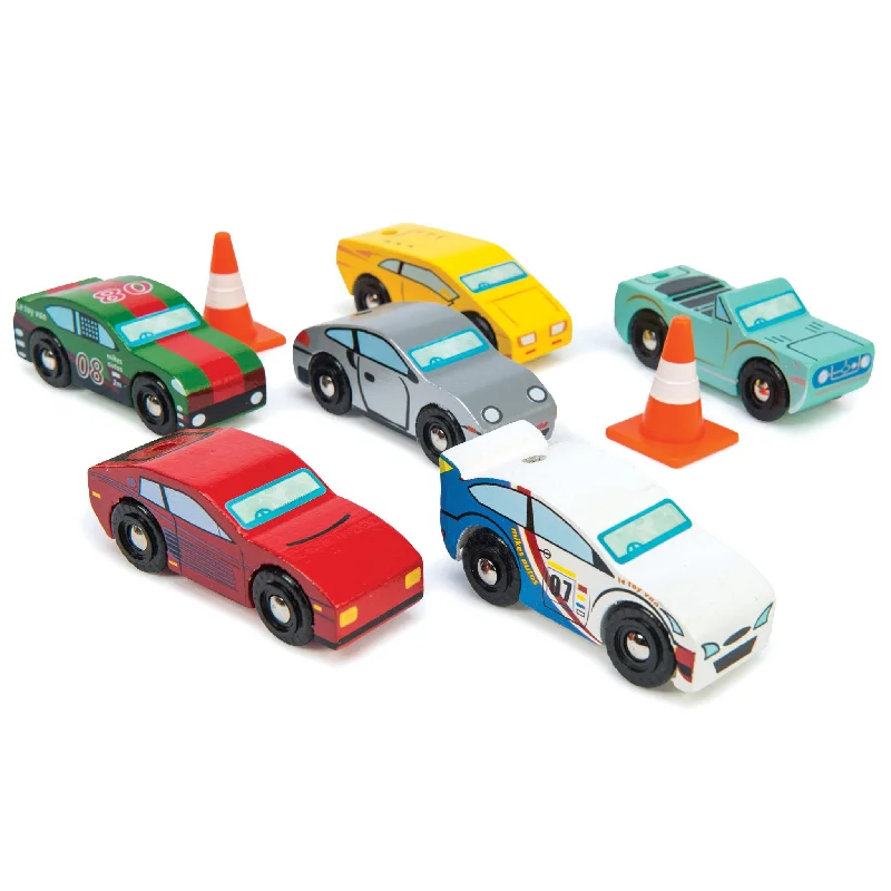 intricately designed wooden toys                 Le Toy Van Montecarlo Sports Cars
