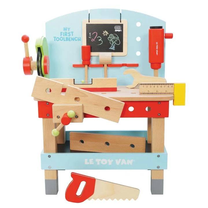 tactile wooden toys                   Le Toy Van 448 Wooden Tool Bench