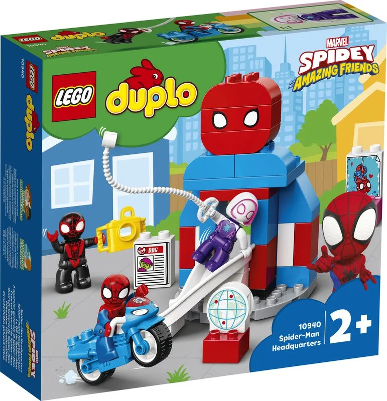 Fun-filled LEGO adventuresLEGO 10940 Duplo Marvel Spider-Man Headquarters
