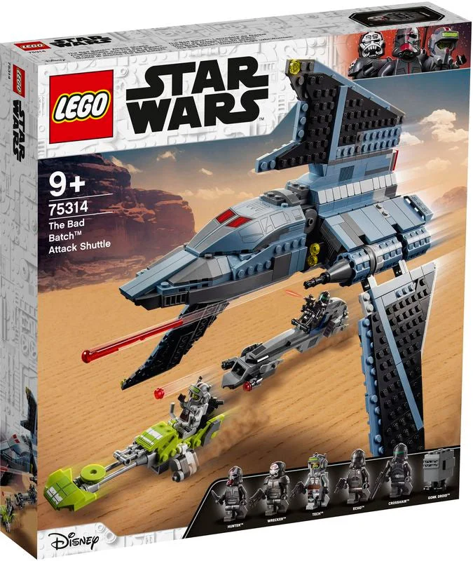 Reflecting diverse hobbies LEGO setsLEGO 75314 Star Wars The Bad Batch Attack Shuttle Reflecting diverse hobbies LEGO setsLEGO 75314 Star Wars The Bad Batch Attack Shuttle