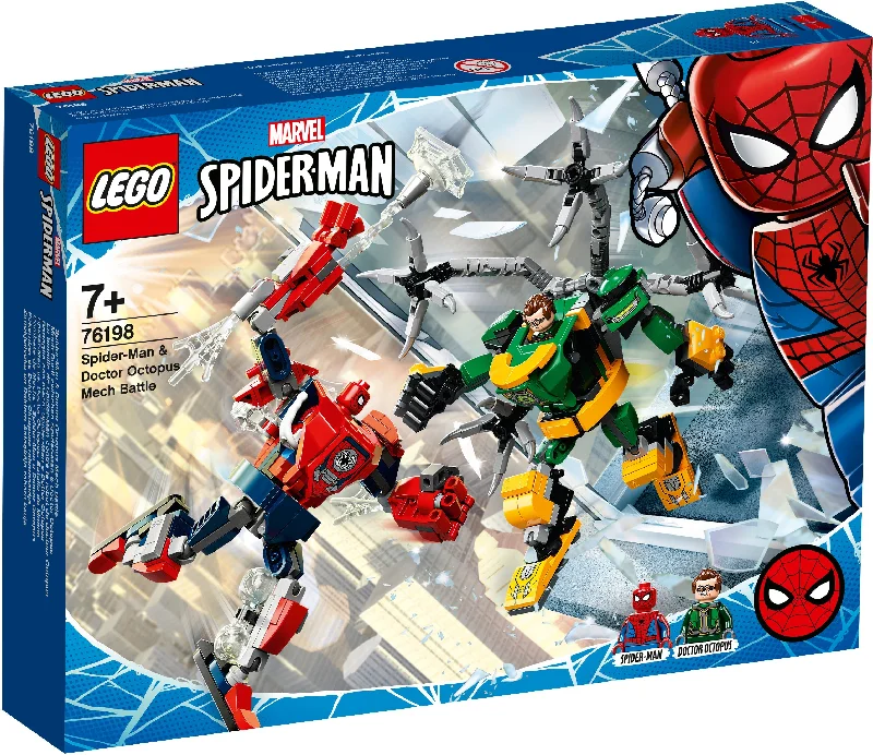 Offering educational value LEGOLEGO 76198 Super Heroes Spider-Man & Doctor Octopus Mech Battle Offering educational value LEGOLEGO 76198 Super Heroes Spider-Man & Doctor Octopus Mech Battle