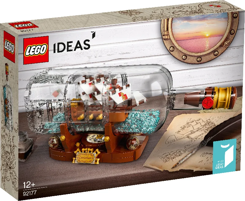 Stimulating and engaging LEGO playLEGO 92177 LEGO Ideas Ship In A Bottle