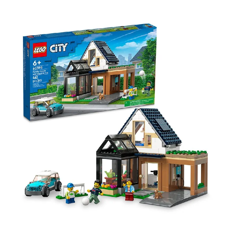 Offering a wide range of themes LEGOLEGO City Family House and Electric Car 60398 Building Toy Set (462 Pieces) Offering a wide range of themes LEGOLEGO City Family House and Electric Car 60398 Building Toy Set (462 Pieces)