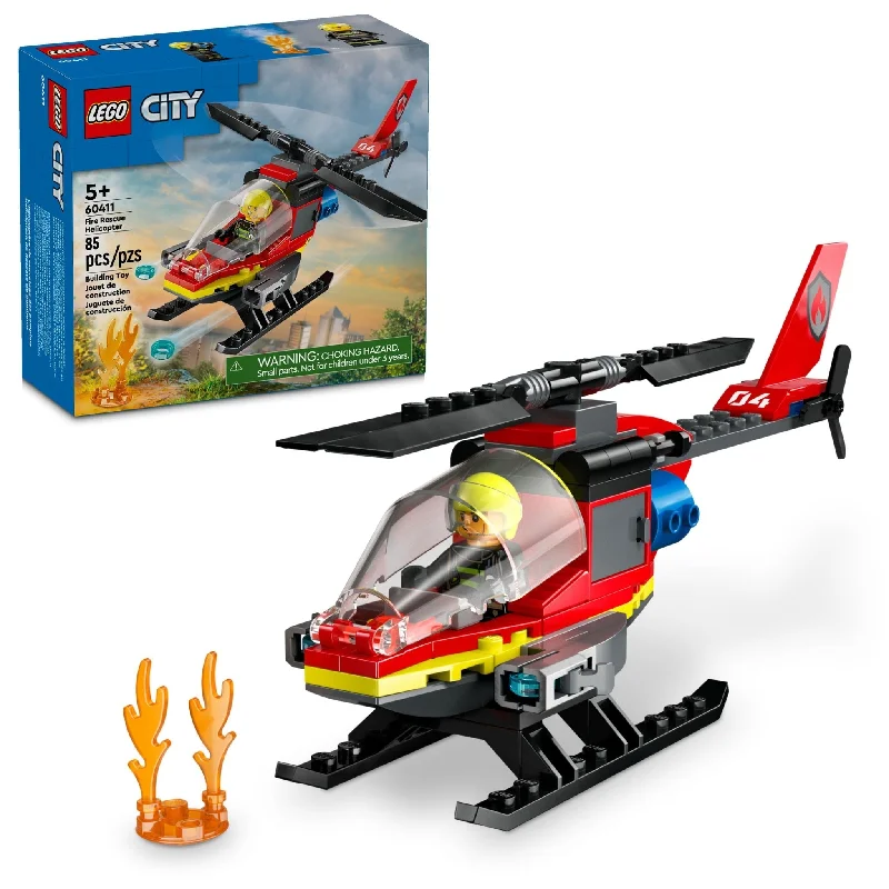 Encouraging exploration and discovery LEGOLEGO City Fire Rescue Helicopter Pretend Play Toy 60411 Encouraging exploration and discovery LEGOLEGO City Fire Rescue Helicopter Pretend Play Toy 60411