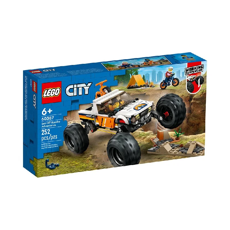 Captivating and enchanting LEGO worldsLEGO City 4x4 Off-Roader Adventures 60387 Building Toy Set (252 Pieces) Captivating and enchanting LEGO worldsLEGO City 4x4 Off-Roader Adventures 60387 Building Toy Set (252 Pieces)