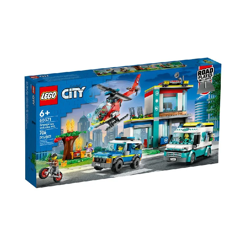 Seamlessly fitting LEGO connectionsLEGO City Emergency Vehicles HQ 60371 Building Toy Set (706 Pieces) Seamlessly fitting LEGO connectionsLEGO City Emergency Vehicles HQ 60371 Building Toy Set (706 Pieces)