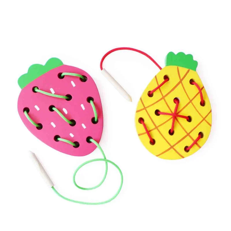 robust and durable wooden toys that are built to last Wooden Lacing Fruit Set - Set Of 2 robust and durable wooden toys that are built to last Wooden Lacing Fruit Set - Set Of 2