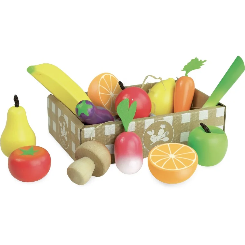 enchanting wooden toys that create lasting memories                   Vilac Fruits and Vegetables set