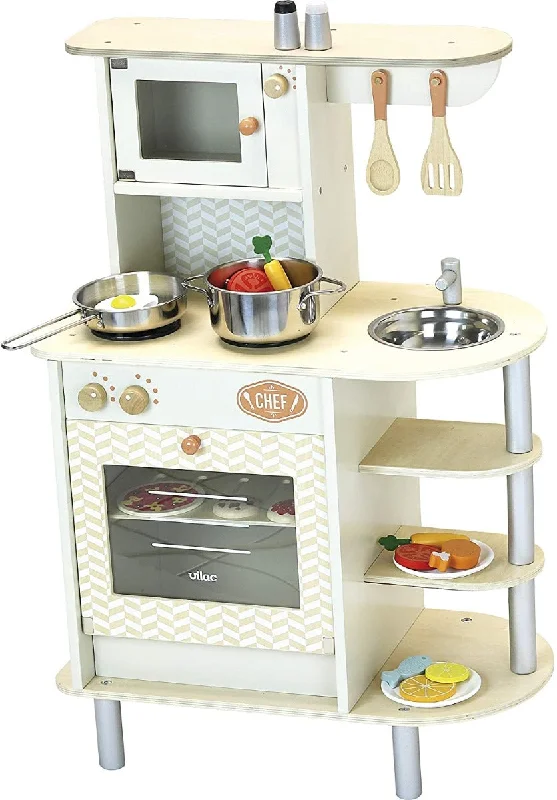 safe and child-appropriate wooden toys for different stages of development Vilac-8110-Chef-Kitchen safe and child-appropriate wooden toys for different stages of development Vilac-8110-Chef-Kitchen