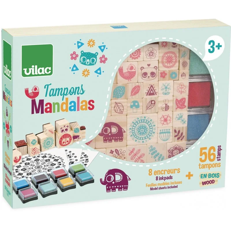 enchanting and whimsical wooden toys for children                   Vilac Stamps Mandala
