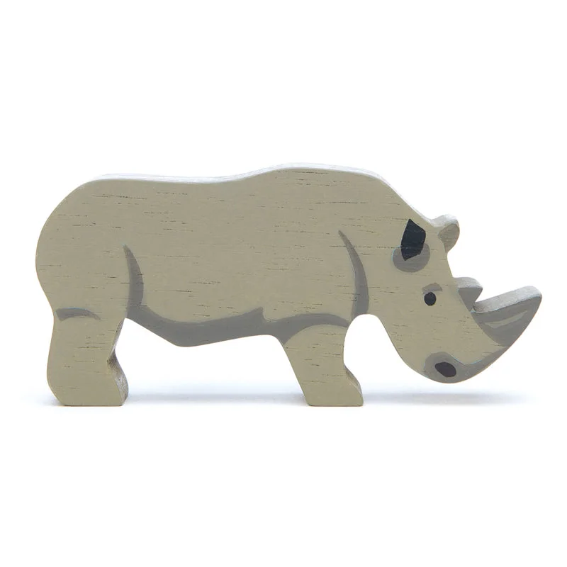 sturdy and reliable wooden toys that provide hours of fun                   Wooden Rhino