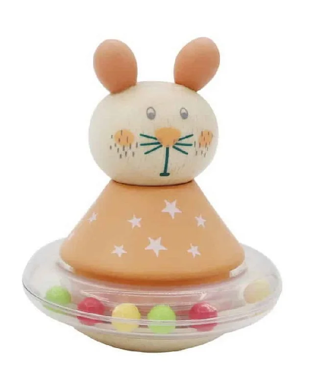 thoughtfully designed wooden toys              Wooden Roly-Poly Bunny