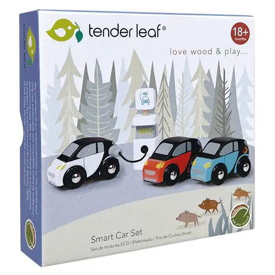 skillfully crafted wooden toys                   Wooden Smart Car Set