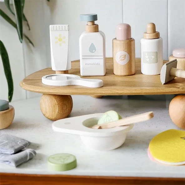 imaginative wooden toys Wooden Toy Facial Spa Set Pretend Play, Role Play Toy Imaginative Fun imaginative wooden toys Wooden Toy Facial Spa Set Pretend Play, Role Play Toy Imaginative Fun