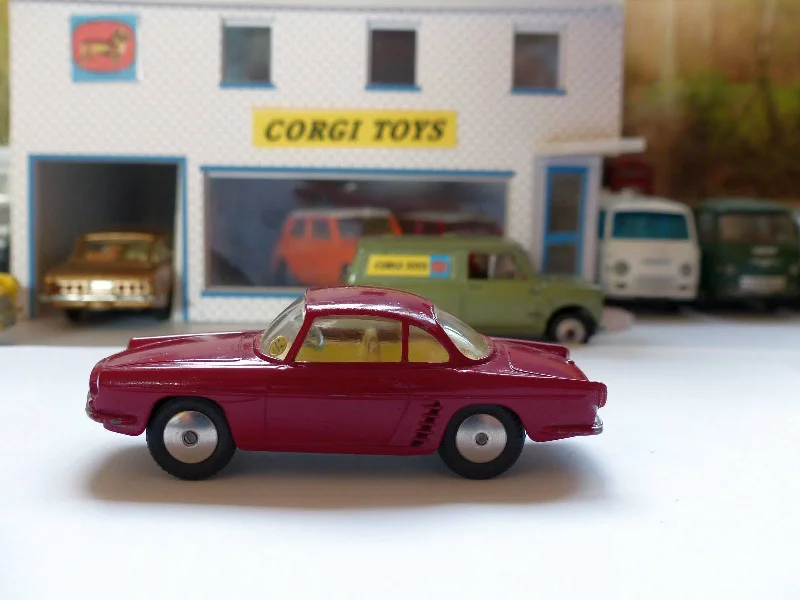 Realistic toy cars222 Renault Floride in maroon