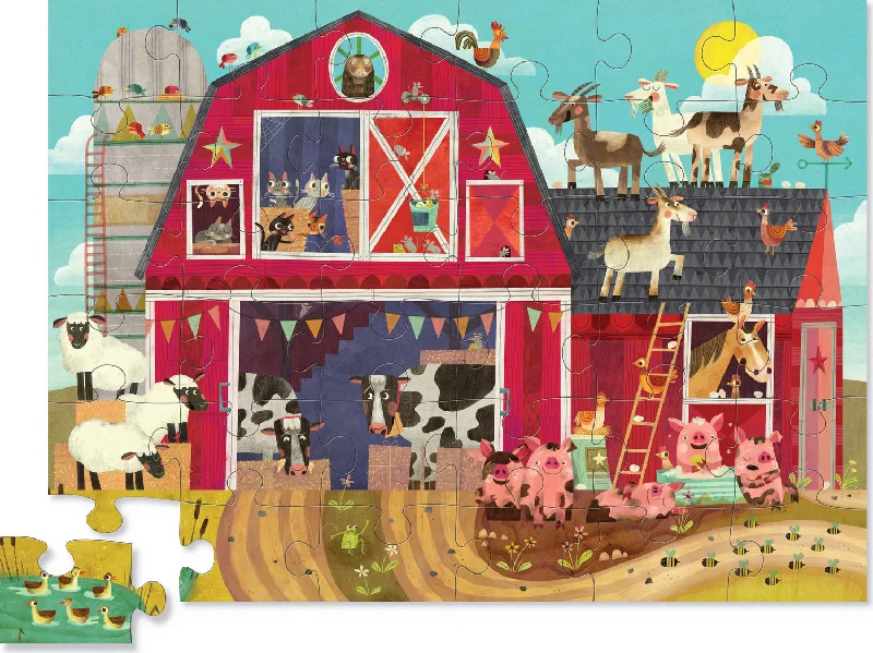 Competitive games 36-Pc Puzzle - Barnyard Buddies