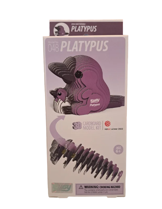 Competitive games 3D Cardboard Model - Platypus